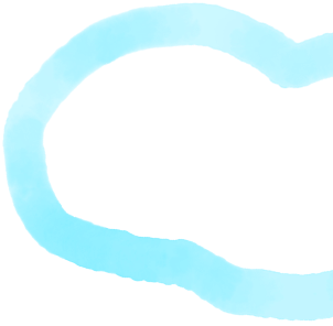 空の雲のイラスト