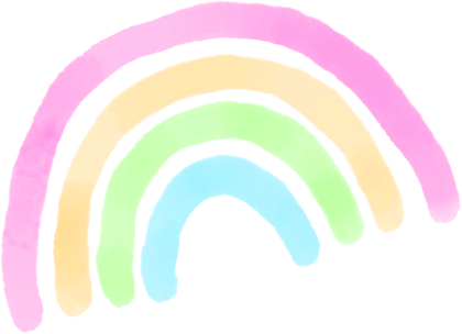 虹のイラスト